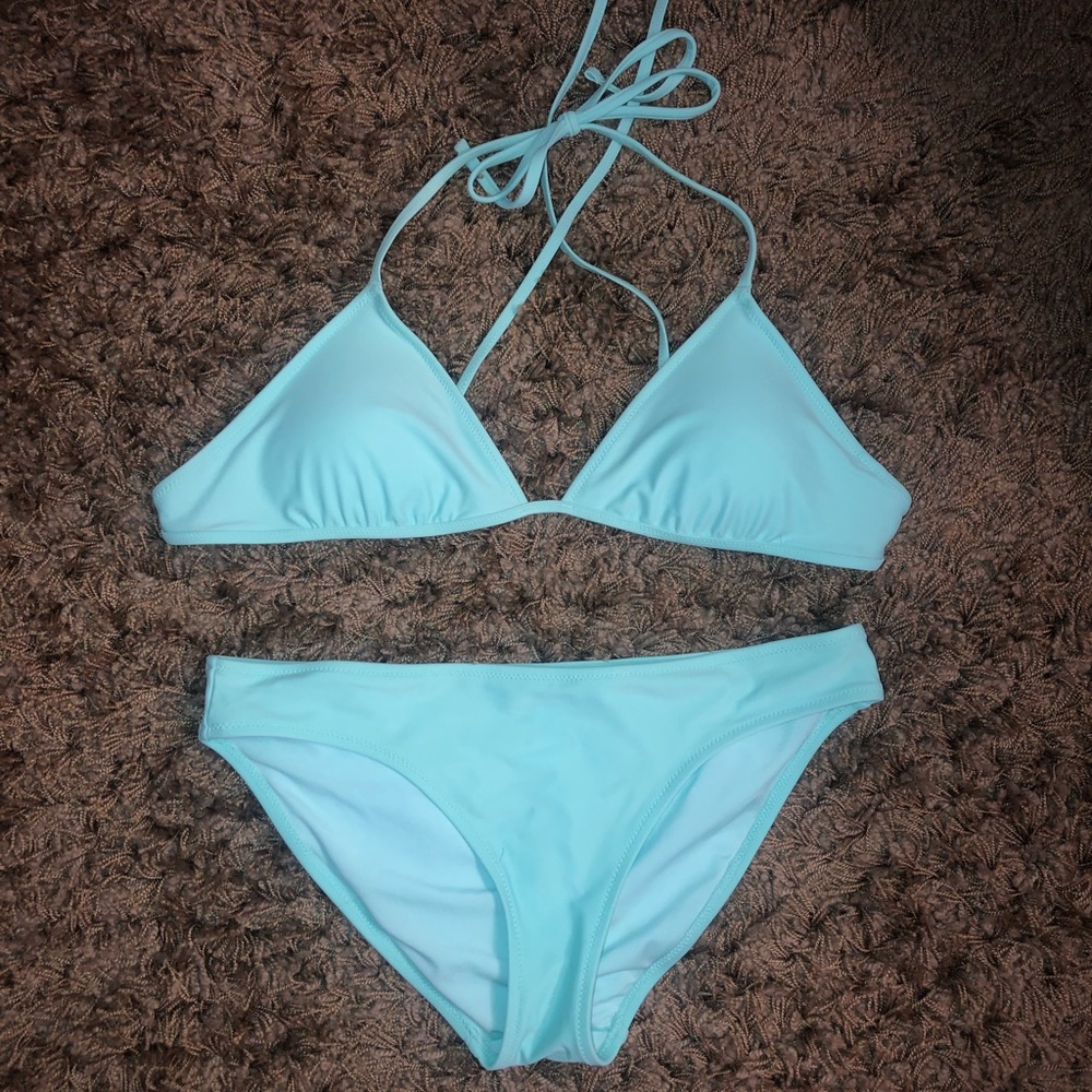 Teal aerie two piece bikini